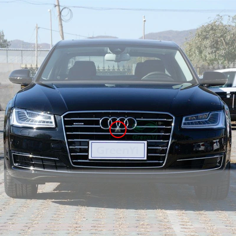 GreenYi CCD Автомобильная Передняя камера с логотипом для 2012 2013 Audi A6L вид спереди
