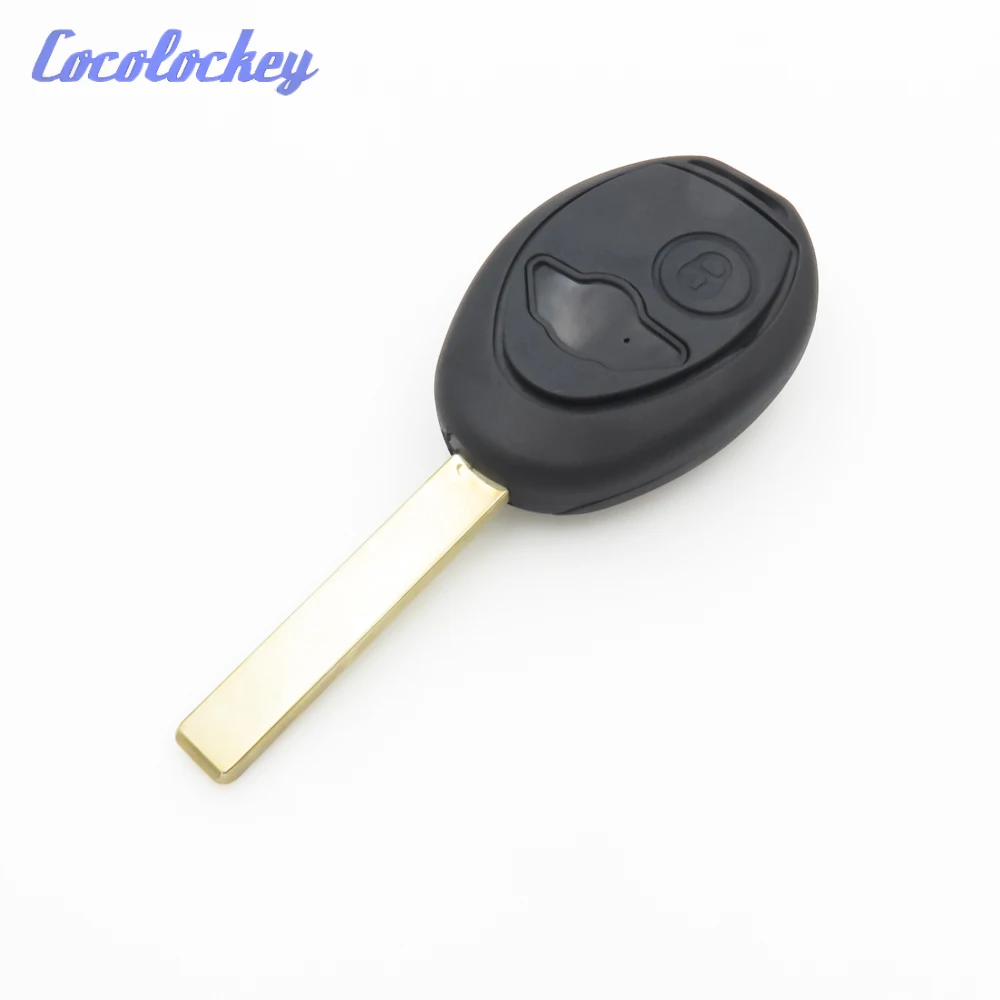 Cocolockey бесключевая Замена дистанционного ключа оболочка чехол Fob 2 кнопки для BMW Mini One Cooper R50 R53 пустой ключ высокое качество - Количество кнопок: 2 Кнопки