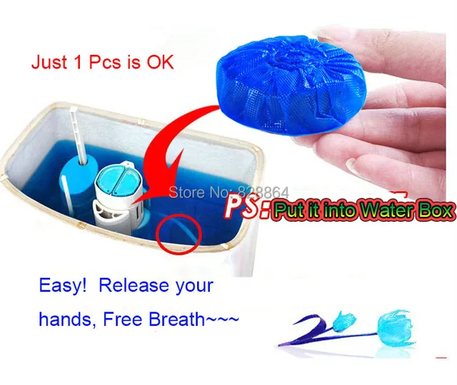 Free Shipping Fragrance Cleaners Toilet Bowl Automatic Urinal Block