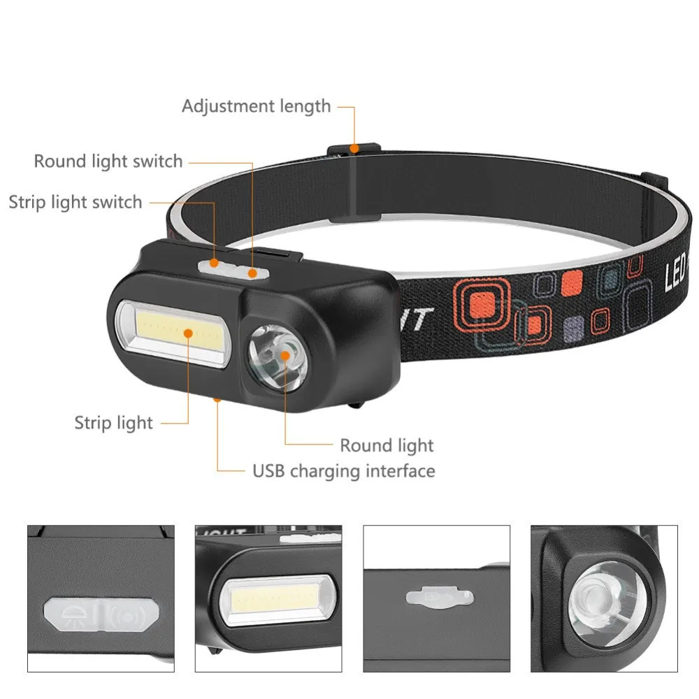 new-Mini-XPE-COB-LED-Headlight-Headlamp-Head-Lamp-Flashlight-USB-Rechargeable-18650-Torch-Camping-Hiking(2)