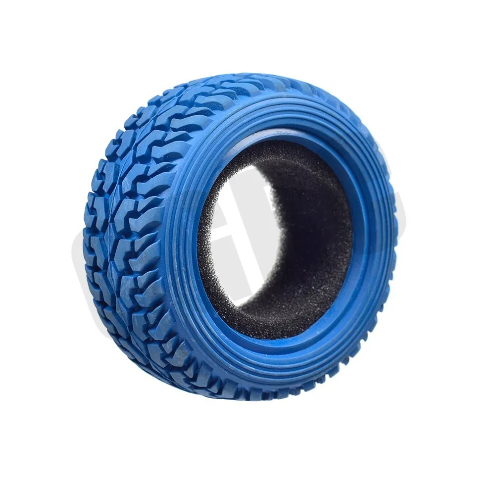 4 шт. резиновые шины для 1/10 радиоуправляемого автомобиля HPI Kyosho HSP 94122 tiiya CS Tt01