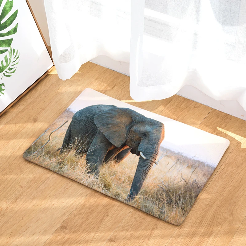 Cammitever True Animal Photo Elephant Rugs Mats Non Slip Rug Kitchen Bathroom Mat Door Mat Carpet Home Decor Wholesale Price Rug Aliexpress
