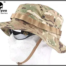 EMERSON Boonie шляпа Военная Тактическая армейская шляпа Анти-Царапины сетка ткань камуфляжная шляпа для охоты Мультикам EM8553