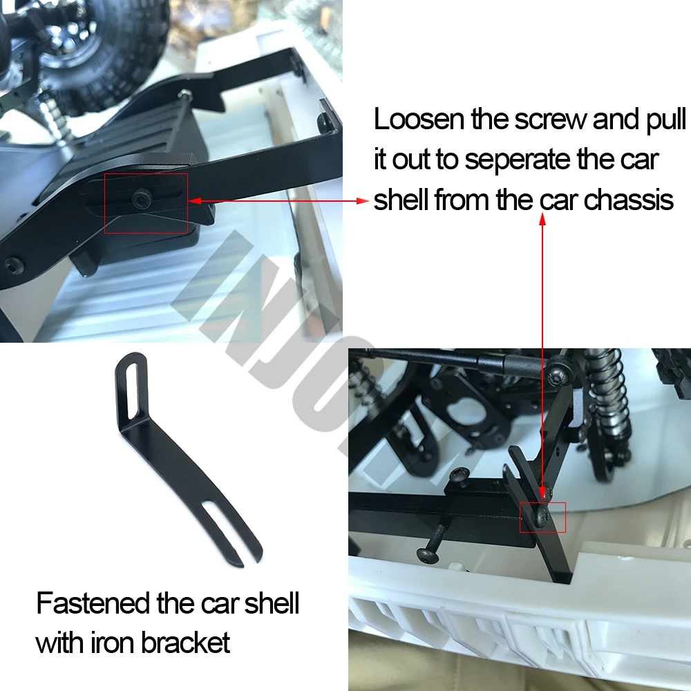 Distância entre Eixos Corpo para 1 Plástico Rígido Polegada Shell - 10 rc Crawler Axial Scx10 & ii 90046 90047 12.3 313mm 13 Plástico rígido 12.3 polegada 313mm Distância Entre