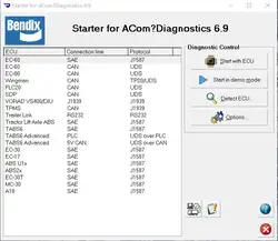 Бендикс ACom диагностическое программное обеспечение (v.6.16.4.2)