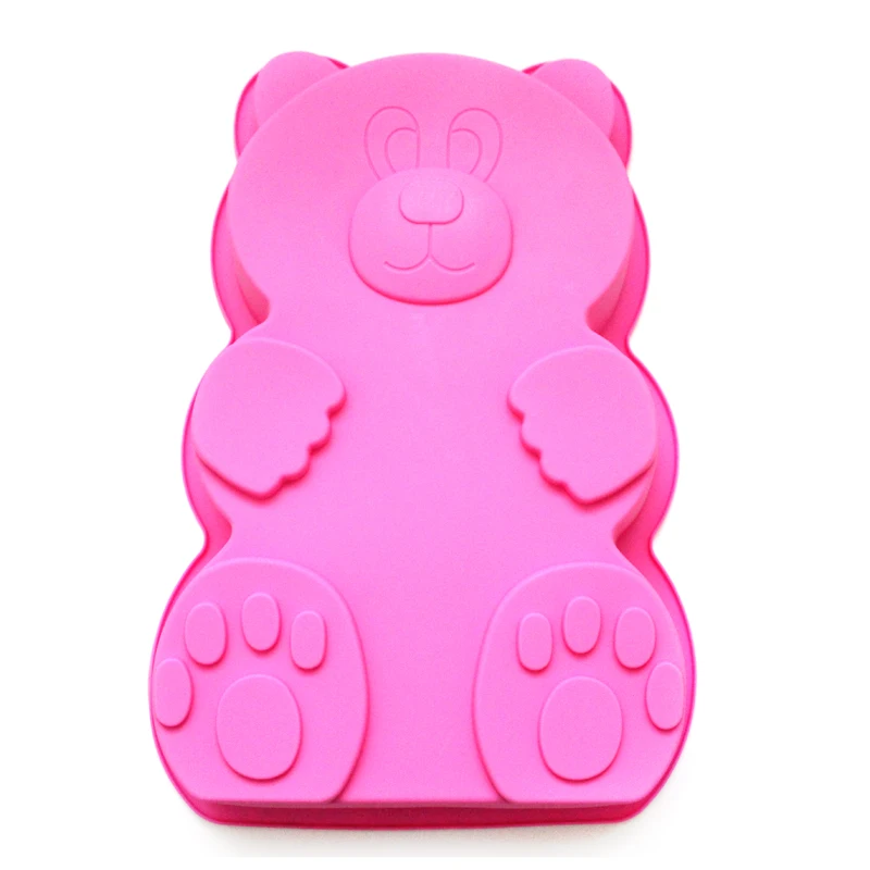 

Big Bear Shape Silicone Mold Cake Bread Baking Pan Pastry Tool Bakeware Mould
