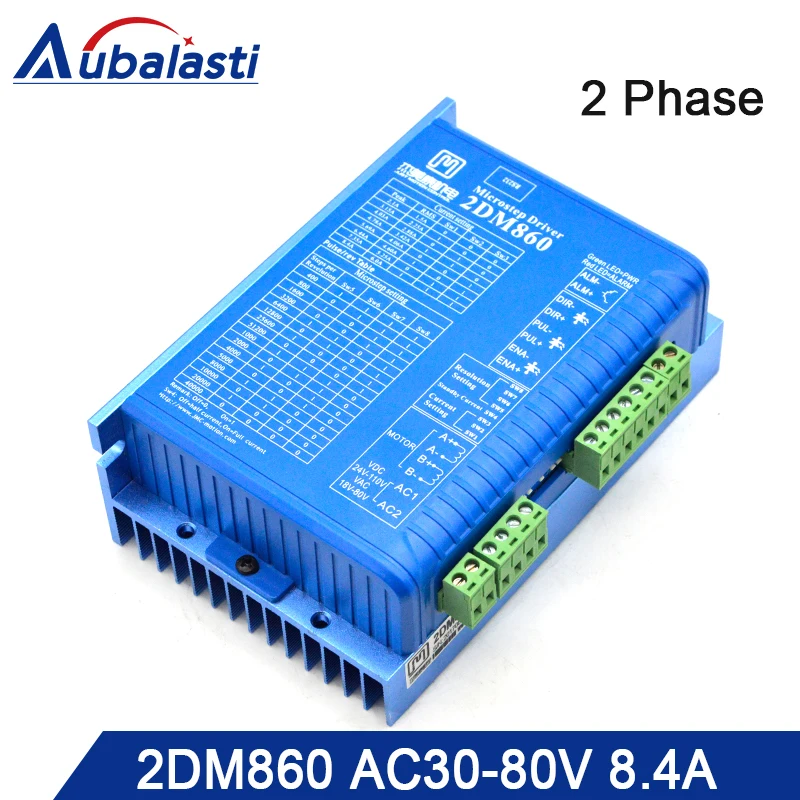 Двухфазный шаговый двигатель 2DM860 входное напряжение AC30 80V постоянного тока 40 110 В