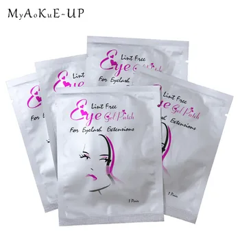 

100 Pairs/lot Gel Eye Pads Eyelashes Paper Patches Lash Patches Professional Eyelash Extension Makeup Tools