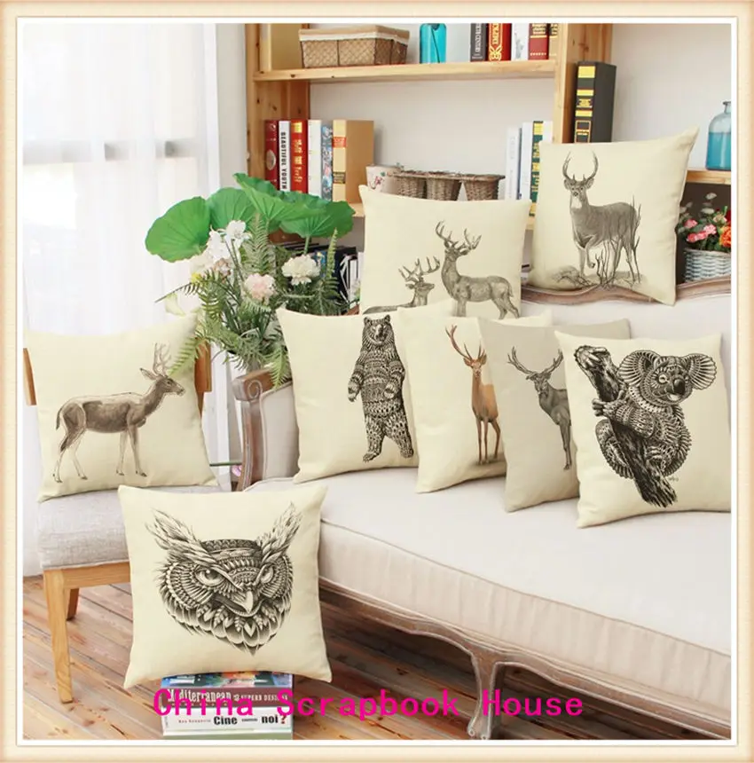 45 Cm Nyaman Misterius Panfelou Dada Rusa Bantal Kasus Besar 45 Cm Nyaman Misterius Panfelou Dada Rusa Bantal Kasus Besar Untuk Ruang Tamu R Tidur Sofa Di Dari Rumah Taman Aliexpress