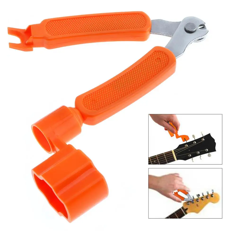 

3 in 1 Multifunctional Guitar Ukulele Tool Winder + String Cutter + Pin Puller Instrument Accessories