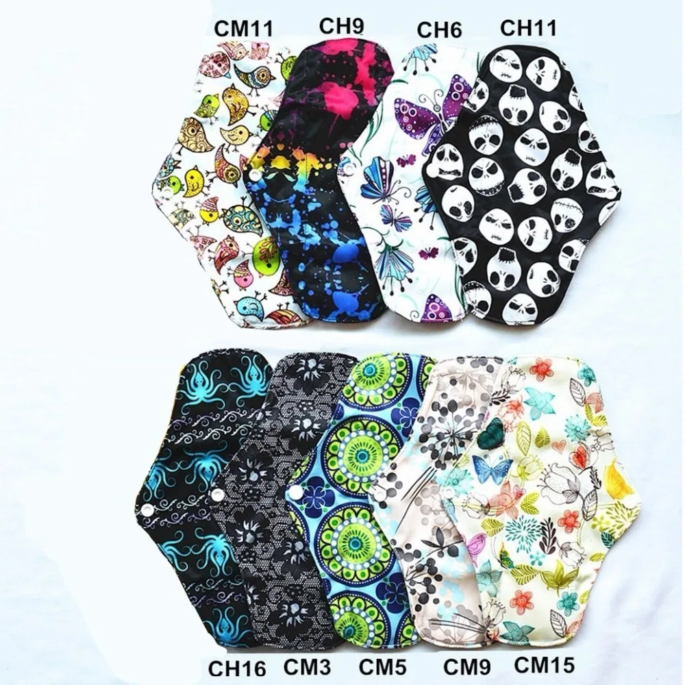 [Sigzagor] 30 LONG Panty Liners Reusable Washable CHARCOAL Bamboo Mama