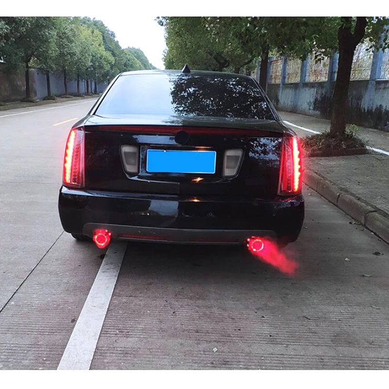 Универсальный автомобильный светильник из нержавеющей стали красно синие ЖК