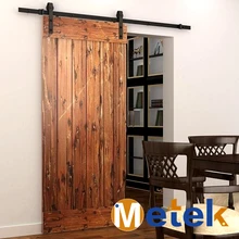4.9FT/6FT/6.6FT Carbon steel modern interior wood sliding barn door rollers