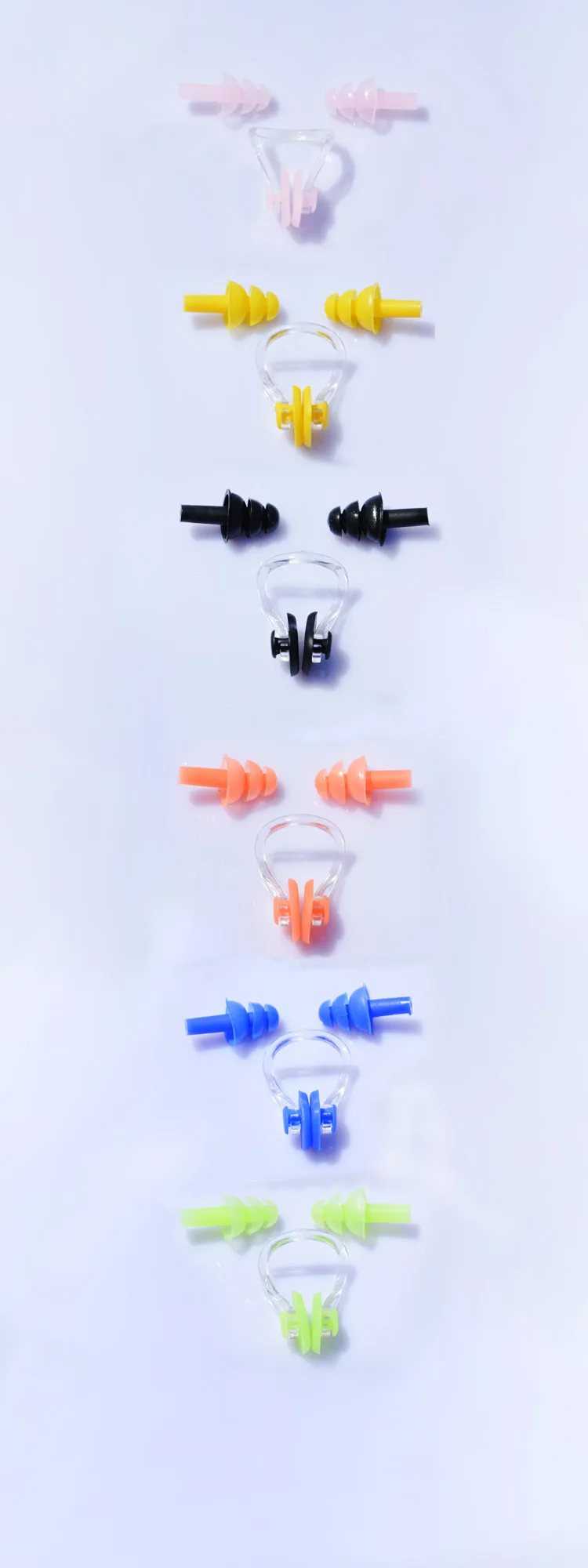 2 компл. водонепроницаемый мягкие силиконовые плавательный Earplug зажим для носа водонепроницаемый комплект спортивный Фитнес Бассейн
