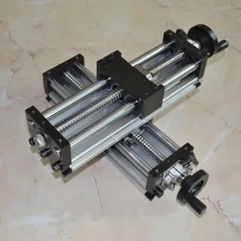 

100-1000mm CNC Slide Stroke Manual Sliding Table SFU1605 Ball Screw Linear Stage