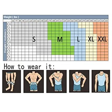 Cn Herb Hanerdun Мужская корректирующая футболка Vests Abs для похудения