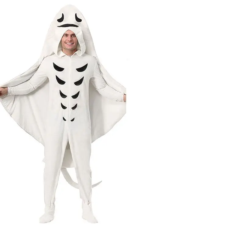 Irek/ костюм для вечеринки на Хеллоуин; костюм для взрослых и детей; костюм для костюмированной вечеринки с изображением морских животных дьявола, рыбы, акулы