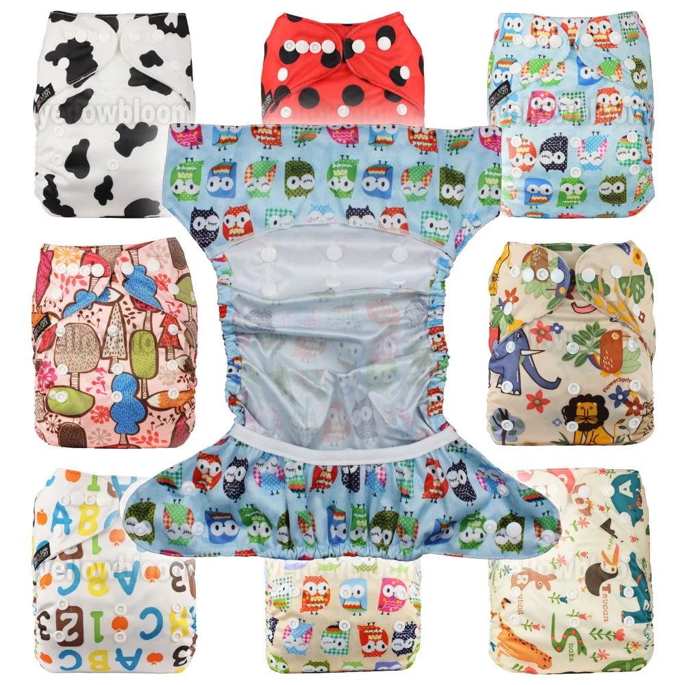 Aliexpress.com : Buy Baby One Size Reusable Cloth NAPPY Cover Wrap To ...