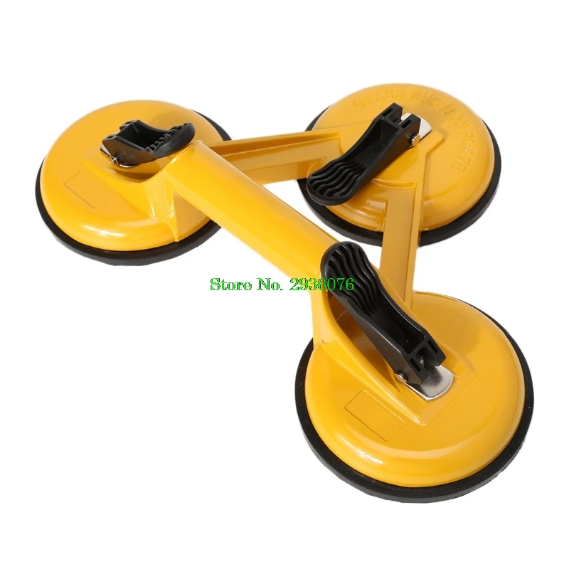 Aluminum Suction Cup Dent Puller Handle Lifter Remover Heavy Duty Glass Lifting Drop Ship Support