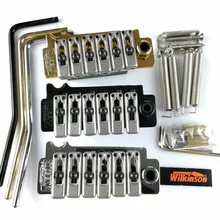 New Wilkinson WVS 50 II K guitar tremolo bridge kit ChromeBlack and Gold Brand New Wilkinson WVS 50 II K guitar tremolo bridge kit ChromeBlack and Gold Brand