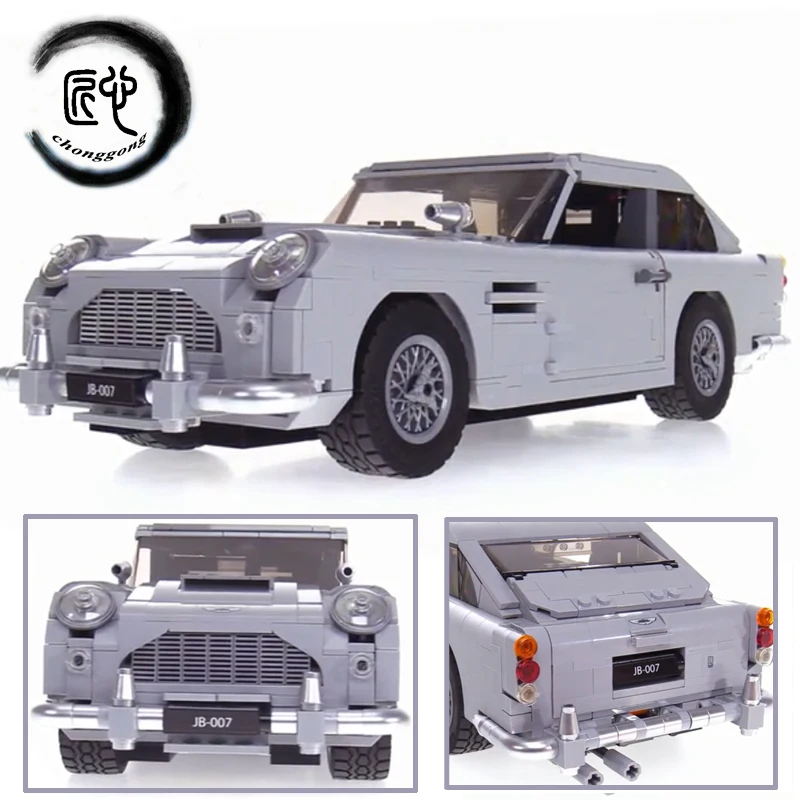 

NEW Technic 21046 Building Blocks Bricks Creator Expert James Bond Aston Martin DB5 Model Assembled Gifts