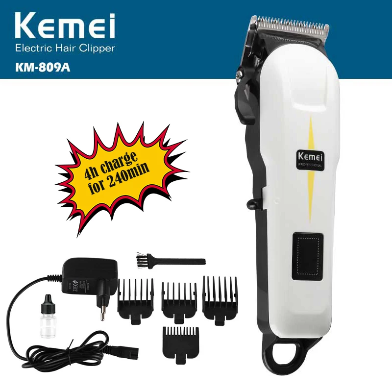 100-240 В kemei профессиональная машинка для стрижки волос Электрический триммер