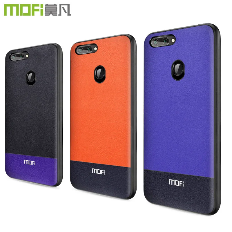 

xiaomi mi 8 case hard back Mofi original splicing contrast xiaomi mi 8 lite case cover fundas fitted xiaomi mi 8 lite cover