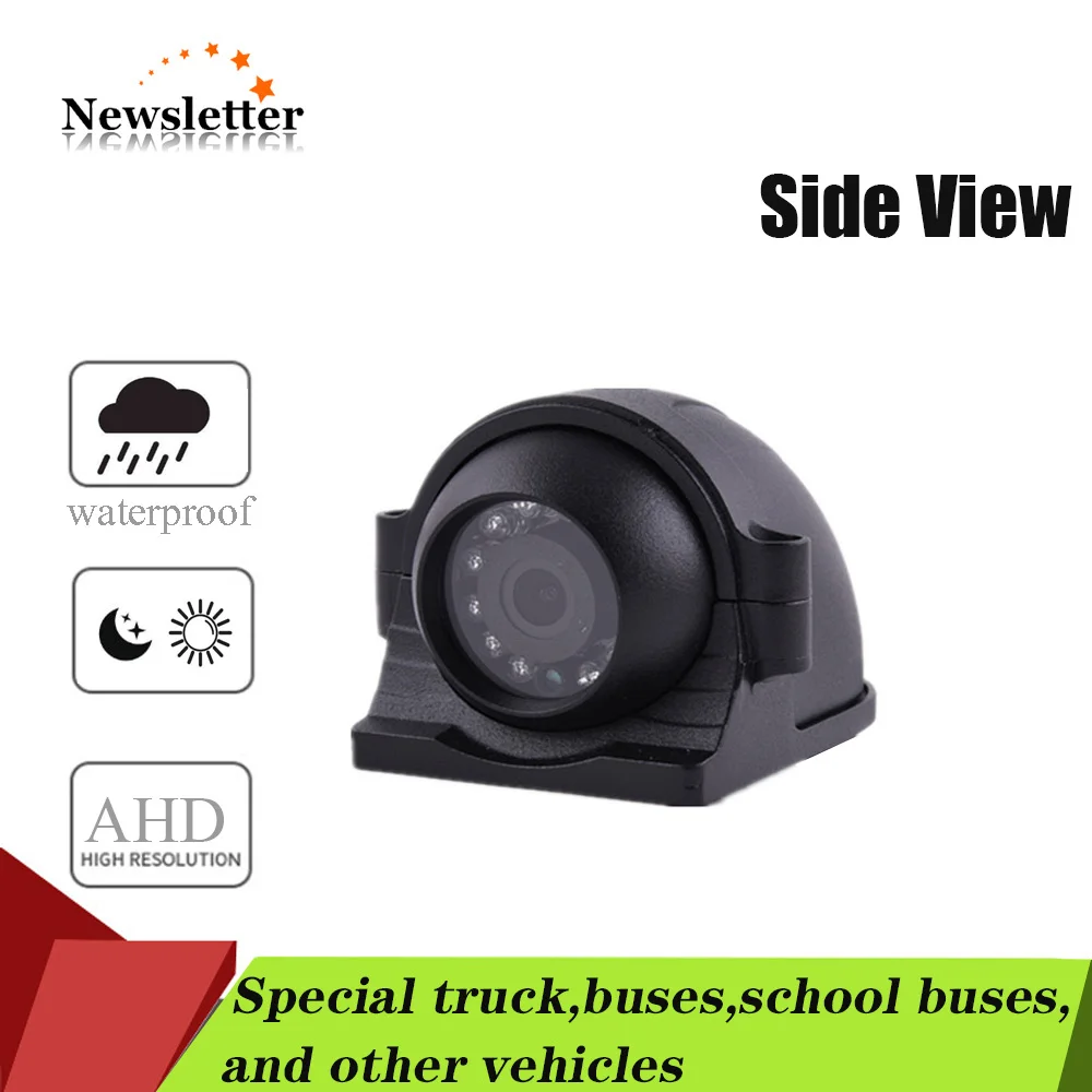 metal waterproof side camera SONY 600TVL passenger car monitor 12V wide voltage support AHD720P