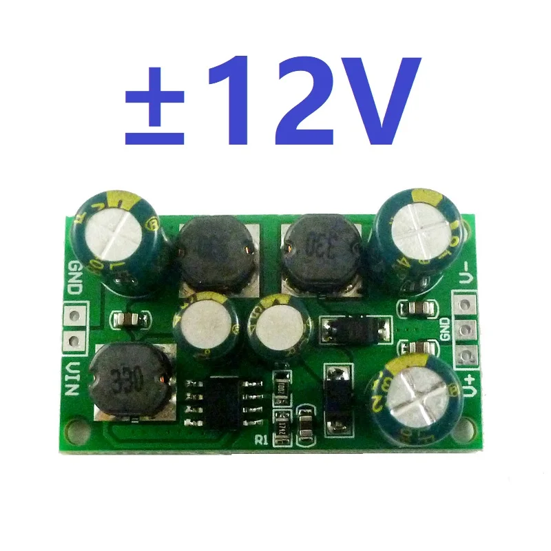 Output 12V 2 в 1 8 Вт Boost-Buck двойной+-напряжение платы 3-24 В до 5 В 6 в 9 в 10 в 12 В 15 в 18 в 24 В для АЦП ЦАП lcd op- amp Динамик - Цвет: Output 12V