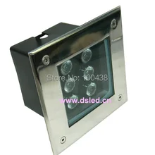 Квадратный размер, высокая мощность, CE, хорошее качество 6 Вт светодиодный прожектор, вкапываемый светодиодный светильник, DS-11D-L150-6W, 6X1 Вт, 110-250В переменного тока