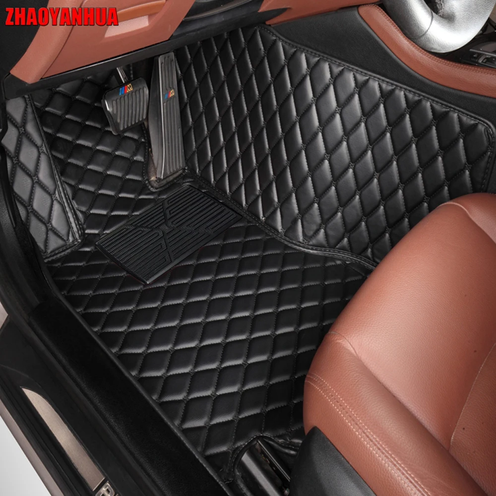 

ZHAOYANHUA car floor mats for BMW X5 E70 F15 PVC Leather anti slip waterproof car styling full cover rugs ZHAOYANHUA carpet line