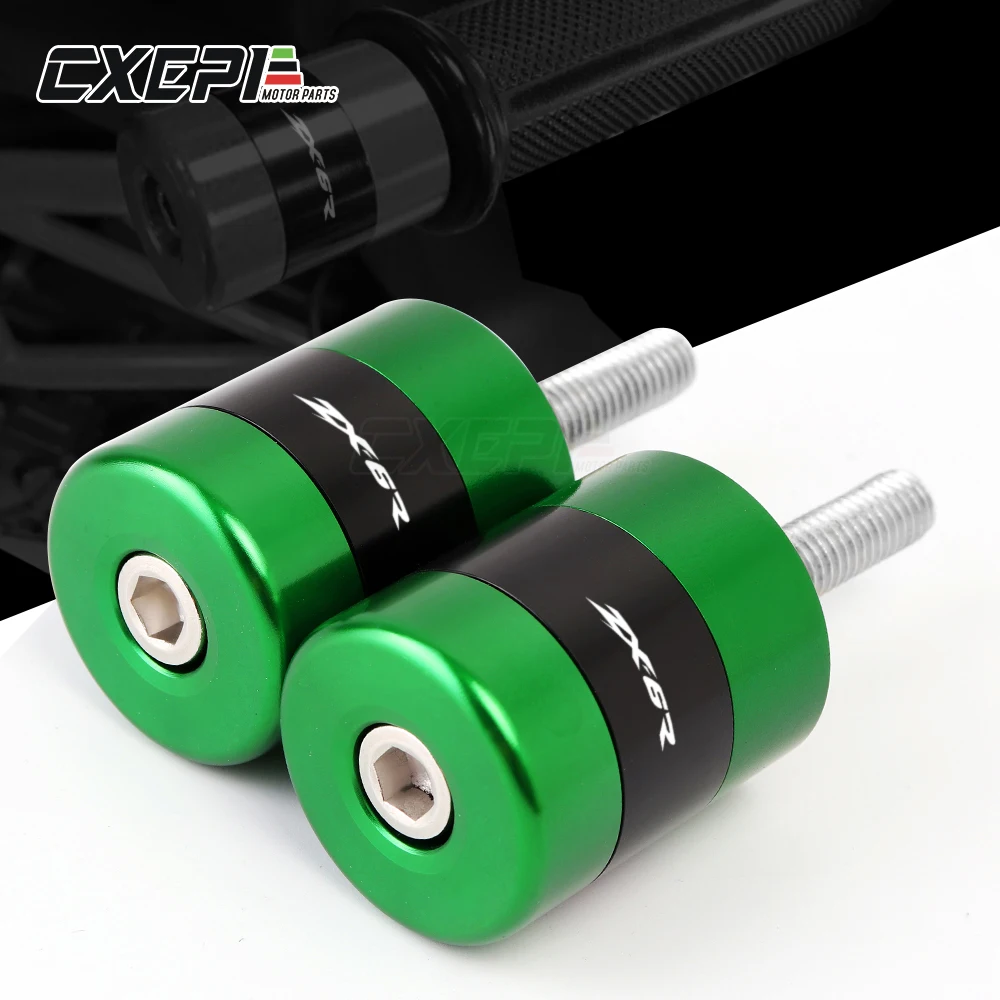 

Motorcycle CNC Aluminum Handlebar Grips Handle Bar Cap End Plugs For ZX6R ZX-6R ZX 636 Handlebar Grips Accessories