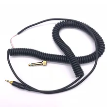  2pcs Replacement Cord Cable for SONY MDR-7506 7509 V6 V600 V700 V900 MDR 7506 Headphones Spring Spiral Coiled Repair DJ Cable 