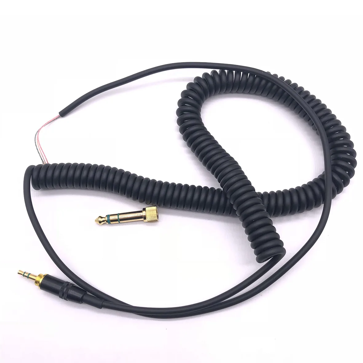 

2pcs Replacement Cord Cable for SONY MDR-7506 7509 V6 V600 V700 V900 MDR 7506 Headphones Spring Spiral Coiled Repair DJ Cable