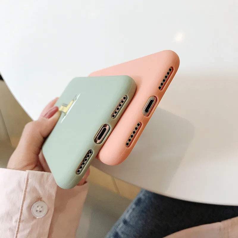 PEEPING cute cartoon animal Giraffe lion Case For iPhone 7 7Plus 6 6S 6Plus 8 8Plus X XR XS Max TPU Anti-fall Candy soft shell10
