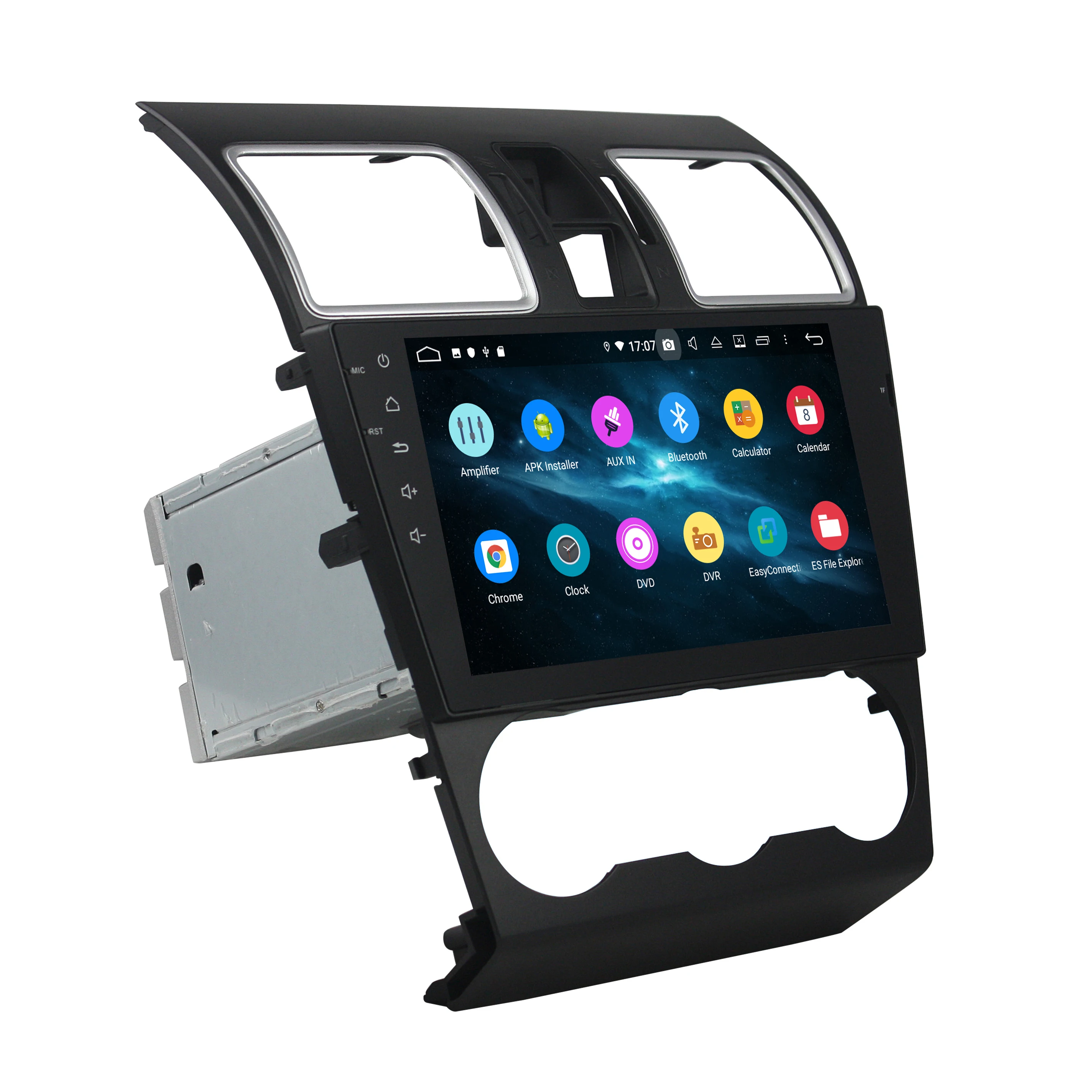 Cheap 4GB+32GB Octa Core 2 din 9" Android 9.0 Car Radio DVD Player for Subaru WRX 2014-2018 GPS Bluetooth WIFI USB DVR Mirror-link 2