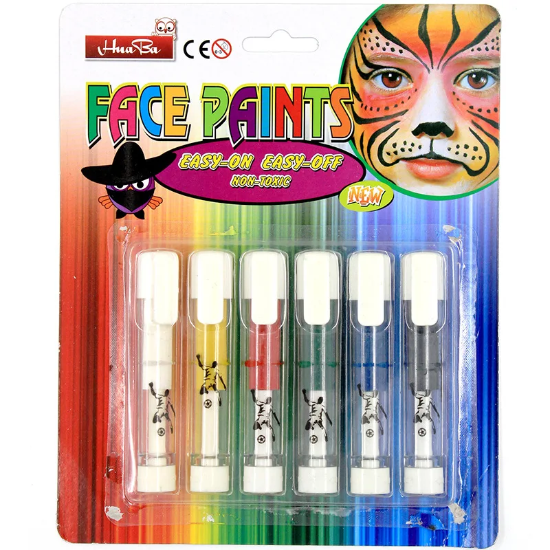 Buy colorful non toxic diy body face paint stick