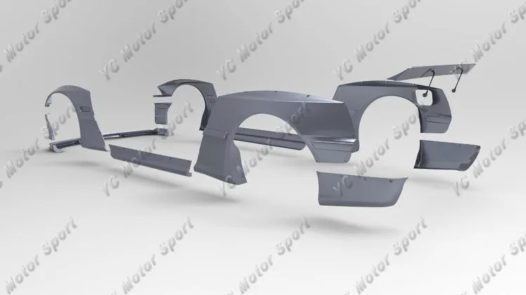 1992-1999 BMW E36 M3 Coupe GReddy Pandem Style Body Kit FRP (5)