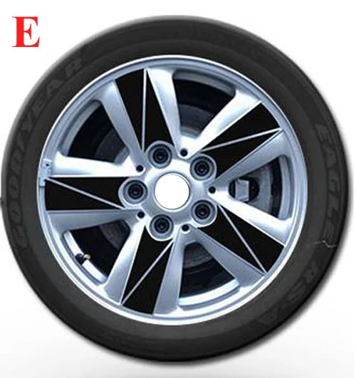 SUNFADA углеродное волокно колеса наклейки втулки украшения для MINI COOPER Countryman R55 R56 R57