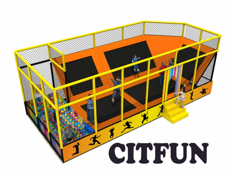 

9*5m Customized design trampoline park with CE approval for sale CIT-TP220B