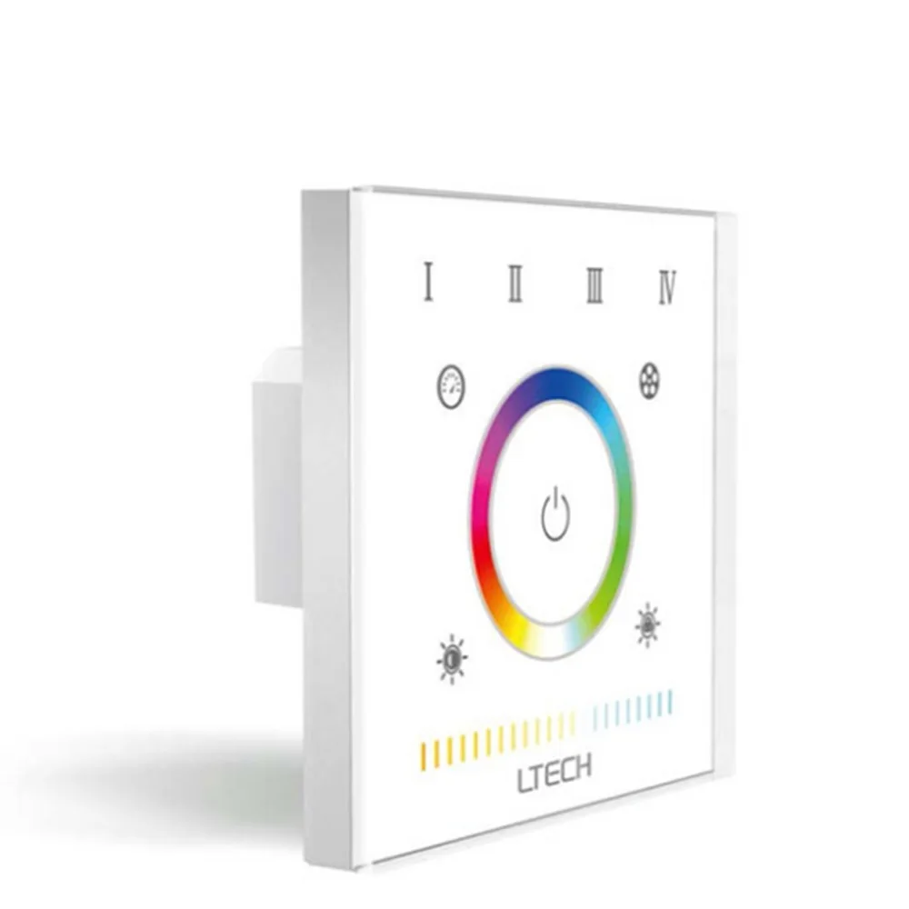 

LTECH E5S RGBWW Touch Panel Input Voltage 12-24V RF Wireless Control And PWM Power Output