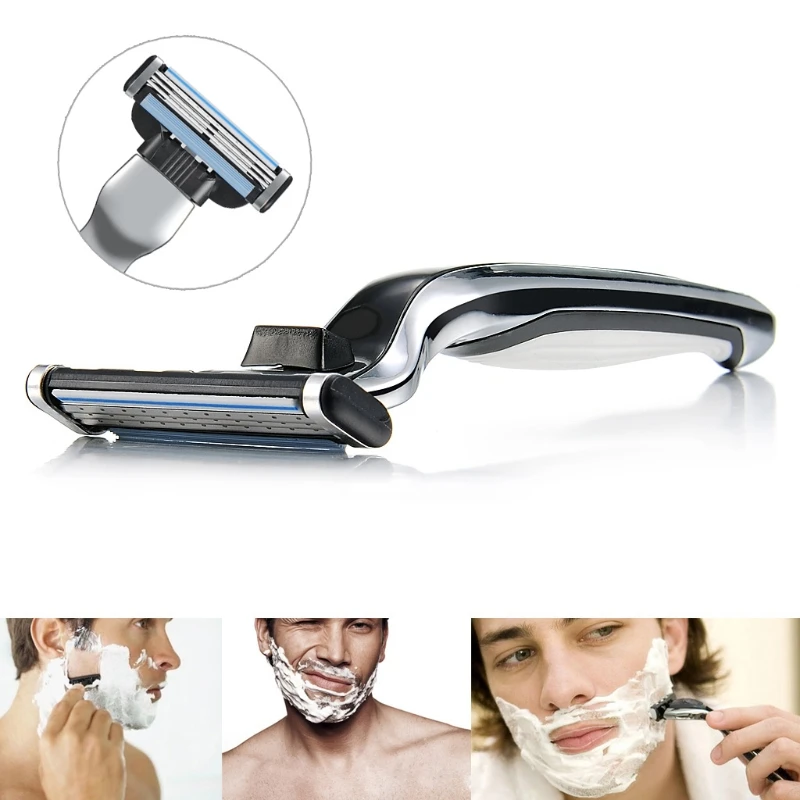 Buy Shaving Safety Blade Razor Shaver Handle Manual