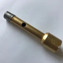 Бесплатная Доставка 1 шт. высокого качества алмазный Мраморный отверстие увидел 14-28 мм M10 внутренней резьбы для мрамора/бетон плитка