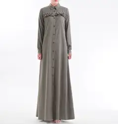 Новый женский арабский женский мусульманский халат Верхняя одежда этническая одежда, отделанная бисером