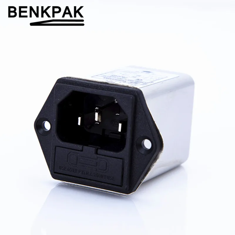 Стандарт IEC 320 C14 Мужская розетка Φ (001) фильтр электромагнитных помех 10A 125/250 В с