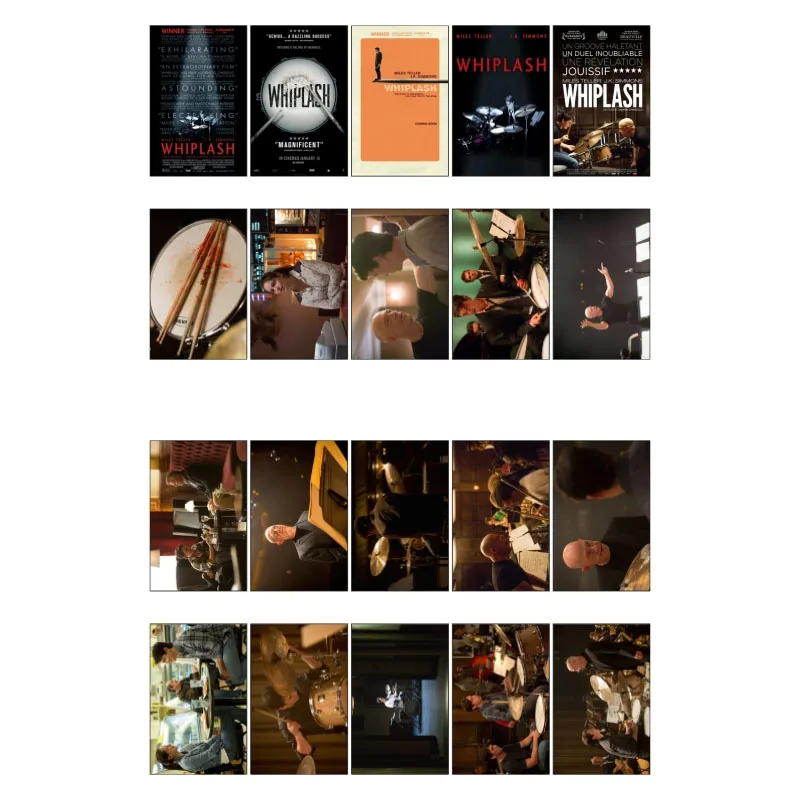 

1 PCS Whiplash Movie Theme Poster DIY Waterproof Sticker Post It Decoration Scrapbooking Bullet Journal Stickers