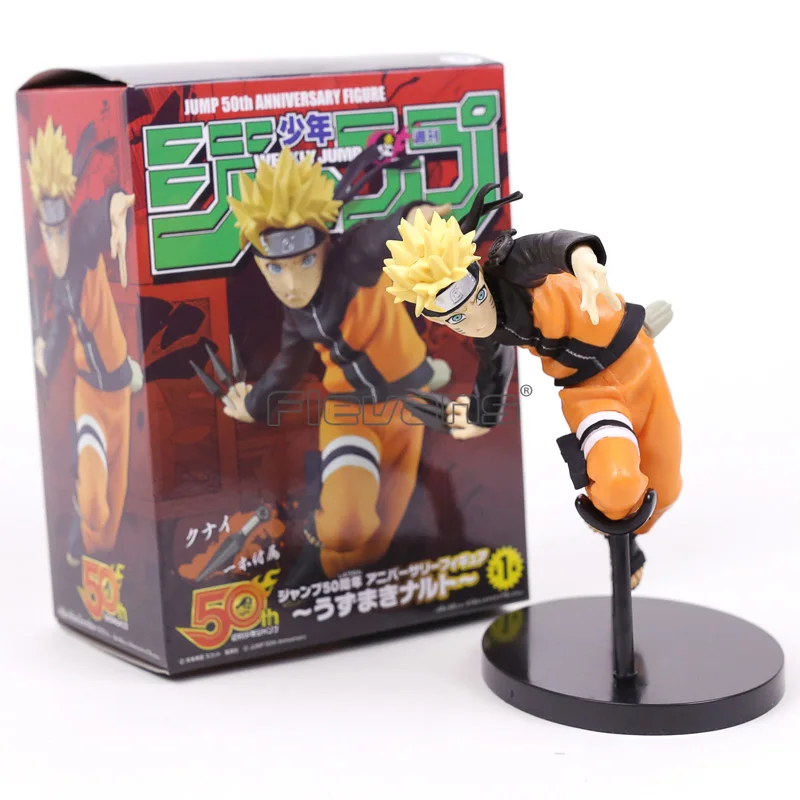 

Naruto Shippuden JUMP 50th Anniversary Uzumaki Naruto with Kunai PVC Figure Collectible Model Toy