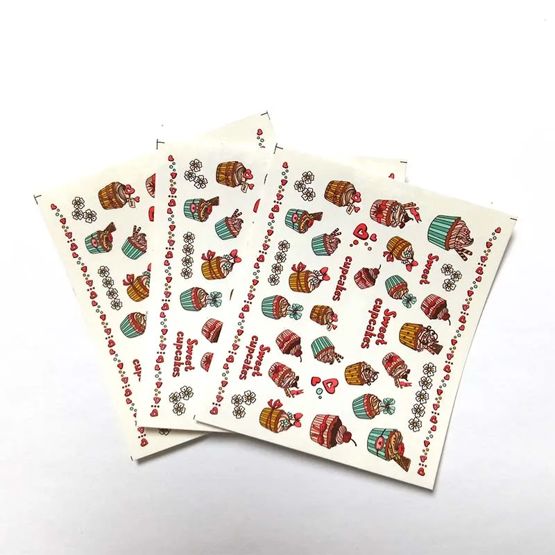 

3pcs Nail Sticker Feathe DIY Manicure Slider Embossed Adhesive Nail Art Tips Decorations Decals B54