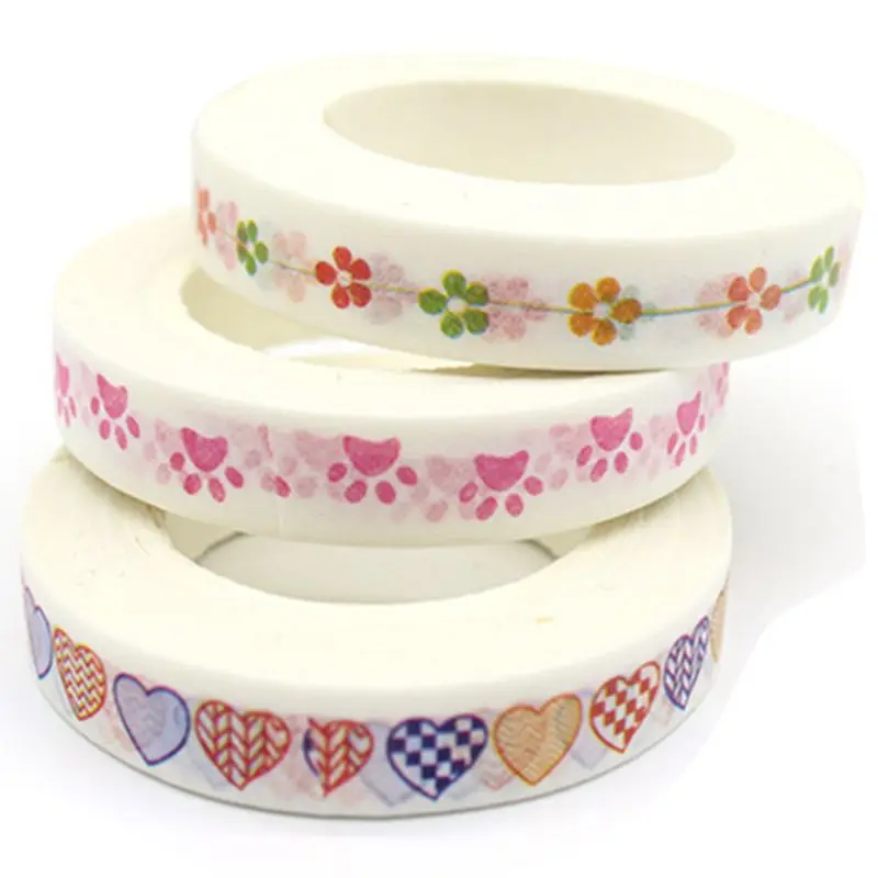 

10pcs Mini tape creative dividing line and paper tape hand account diy border separate lines fine paper tape for Scrapbooking/