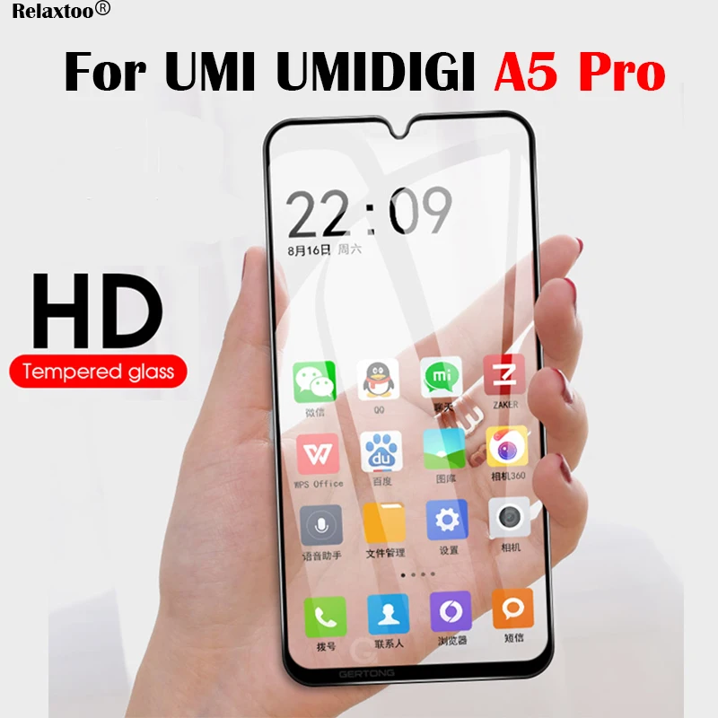 

tempered glass on the for Umi A5 Pro For umi umidigi a5 pro Protective film a5pro screen protector umiA5 pro tremp glas 2.5d 9h